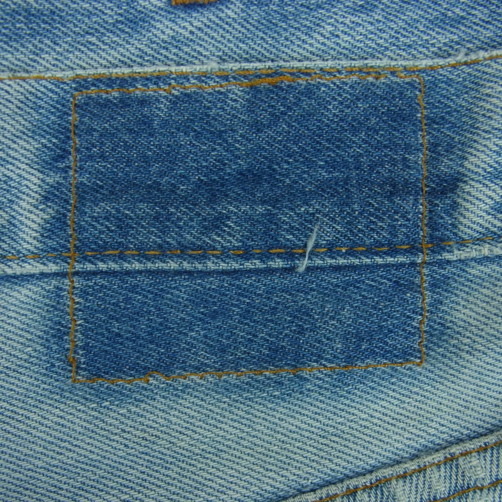 ATELIER&REPAIRS アトリエ&リペアーズ JS501-2 刺繍デザイン リメイク デニム パンツ ジーンズ インディゴブルー系 34【中古】