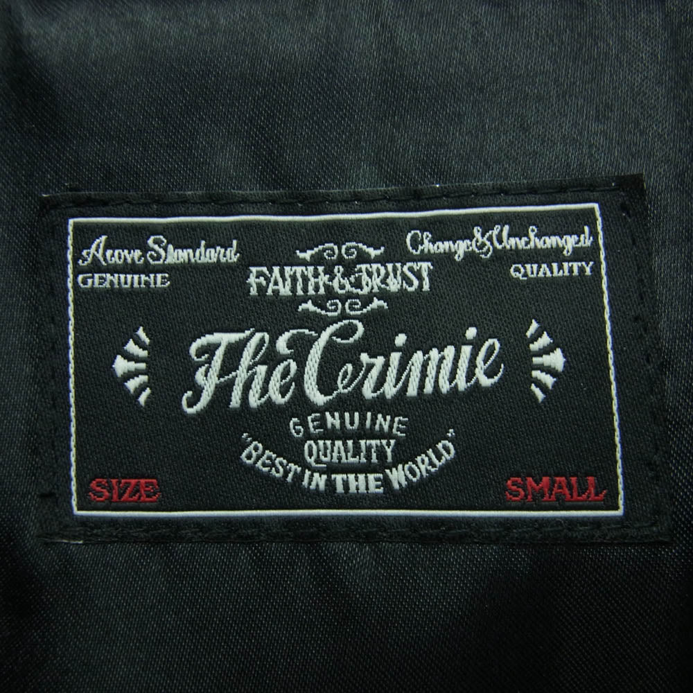 CRIMIE クライミー C1D5-JK31 カウレザーシングルライダース ジャケット ブラック系 S【中古】