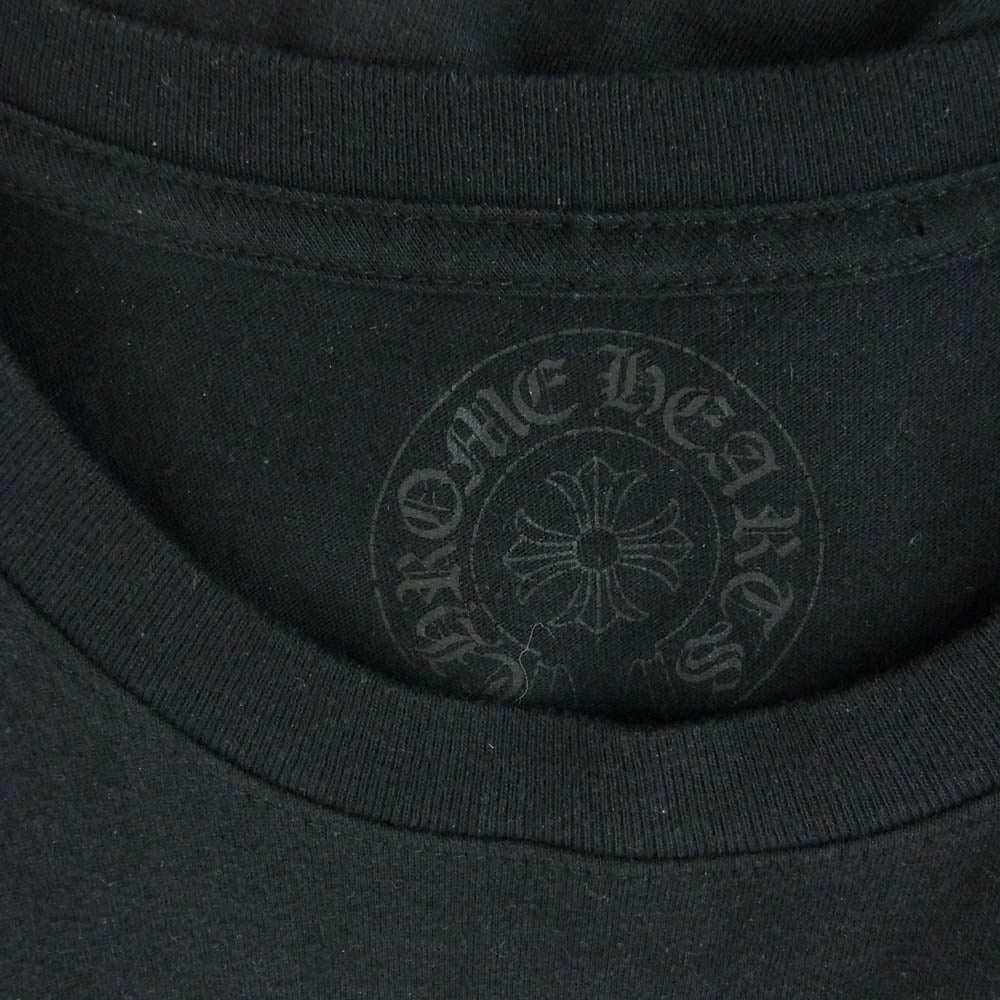CHROME HEARTS クロムハーツ（原本無） FOTI MAHALIA UFO フォティマハリア バックプリント Tシャツ 半袖カットソー ブラック系 L【中古】