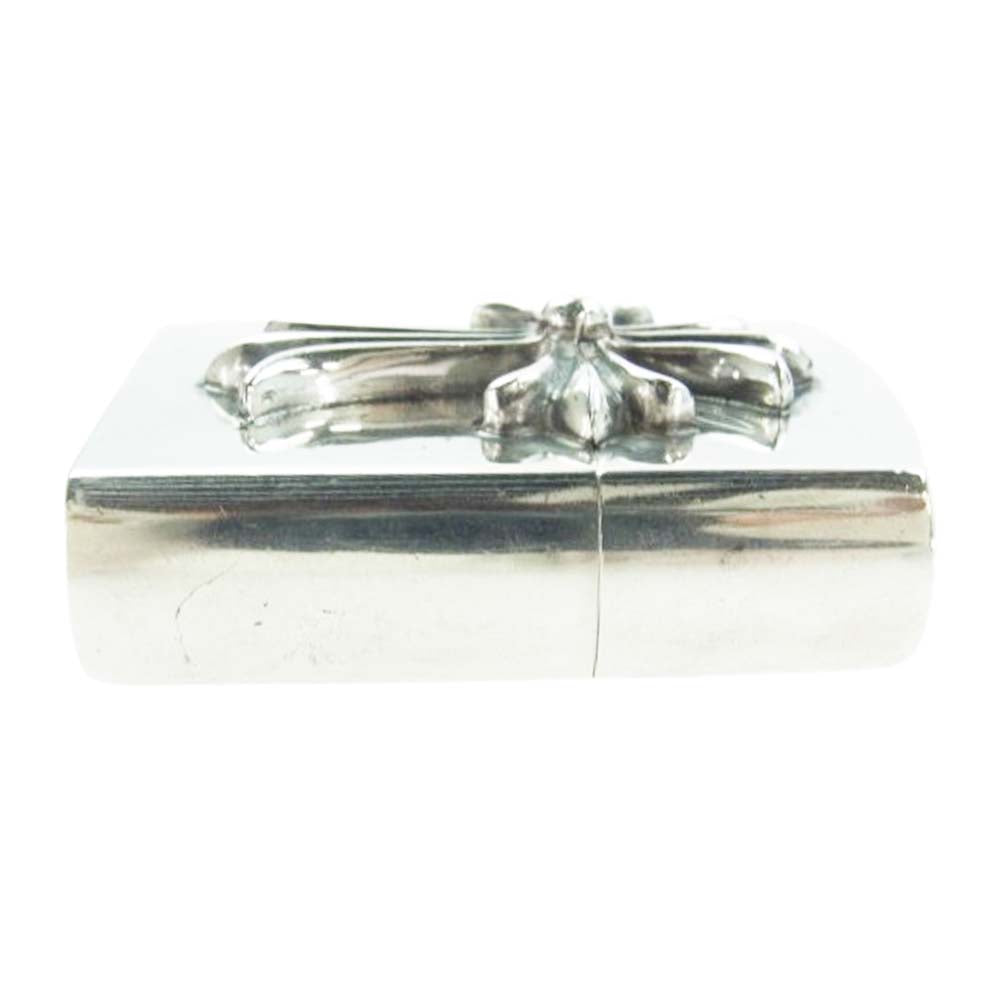 CHROME HEARTS クロムハーツ（原本無） ZIPPO LIGHTERZ-V1 スモールCHクロス ジッポ ライター シルバー系【中古】