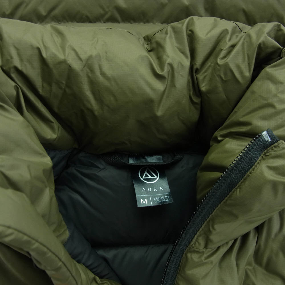 オーラ 108304 ICE Jacket ダウン アイス ジャケット カーキ系 M【中古】