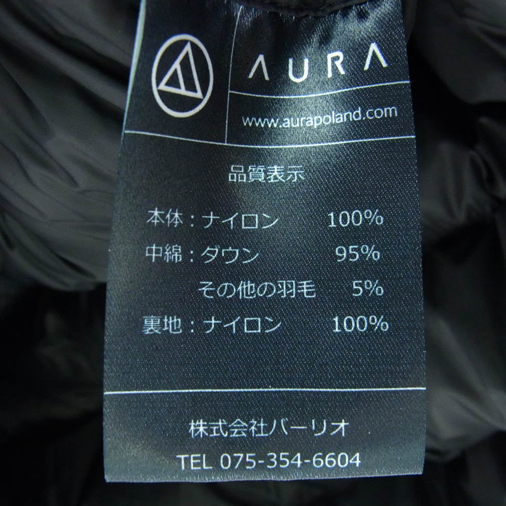 オーラ 108304 ICE Jacket ダウン アイス ジャケット カーキ系 M【中古】