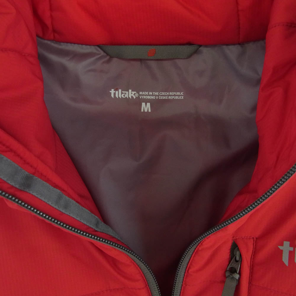 TILAK ティラック KETIL JACKET PERTEX QuantumAir ケティル ジャケット 中綿 マウンテンパーカー ナイロンジャケット レッド レッド系 M【中古】