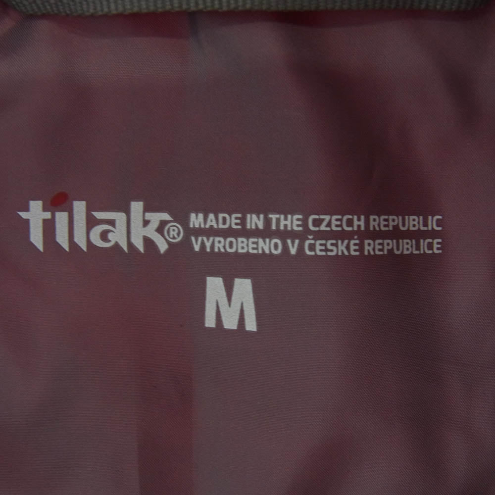 TILAK ティラック KETIL JACKET PERTEX QuantumAir ケティル ジャケット 中綿 マウンテンパーカー ナイロンジャケット レッド レッド系 M【中古】