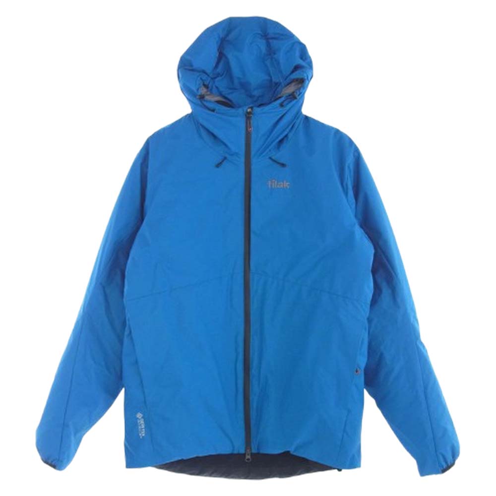 TILAK ティラック Svalbard Jacket ロゴ刺繍 フード スバルバード ジャケット ブルー ブルー系 M【美品】【中古】