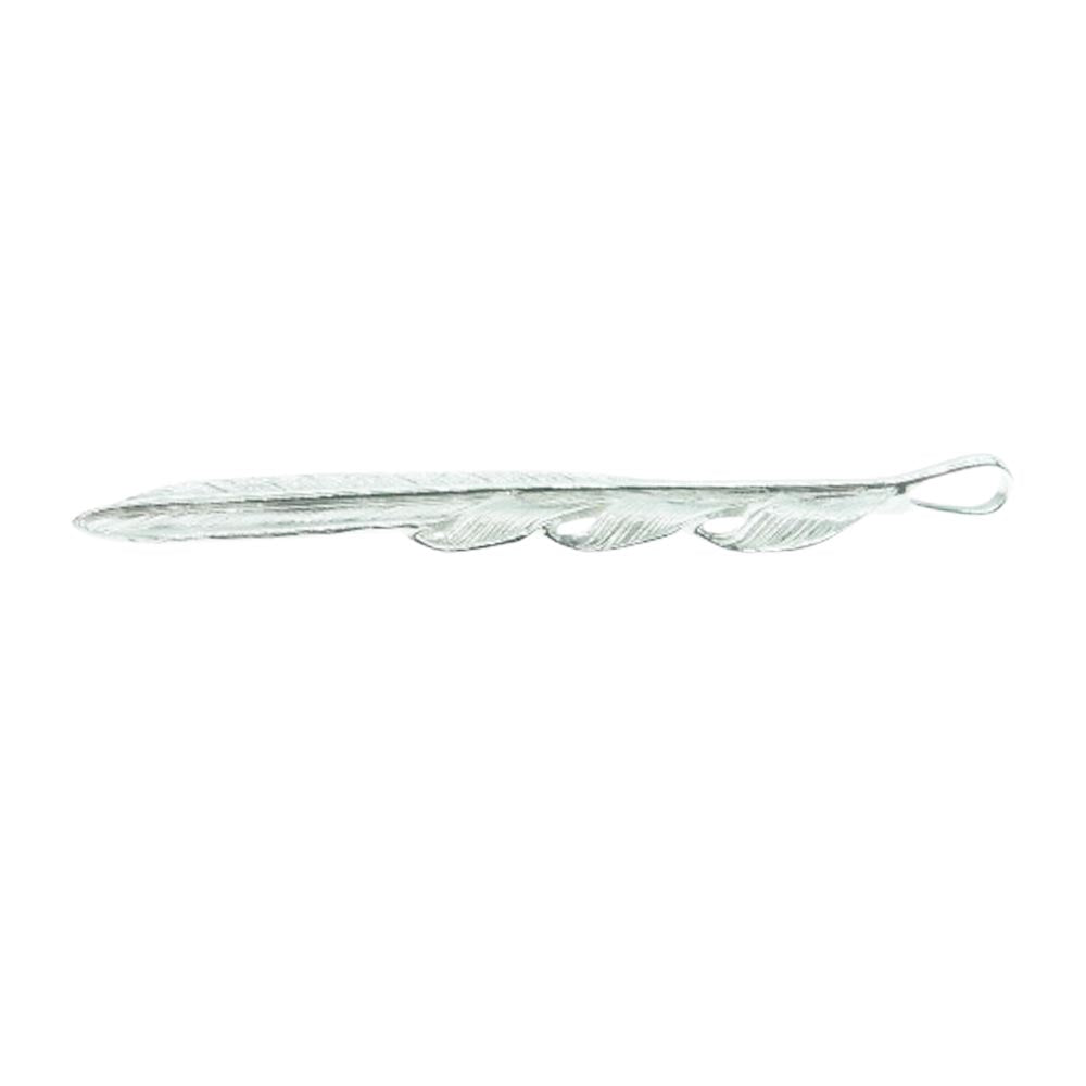 TARO WASHIMI ワシミタロウ 鷲見太郎 L flight feather フライトフェザーペンダント 右向き シルバー系【美品】【中古】