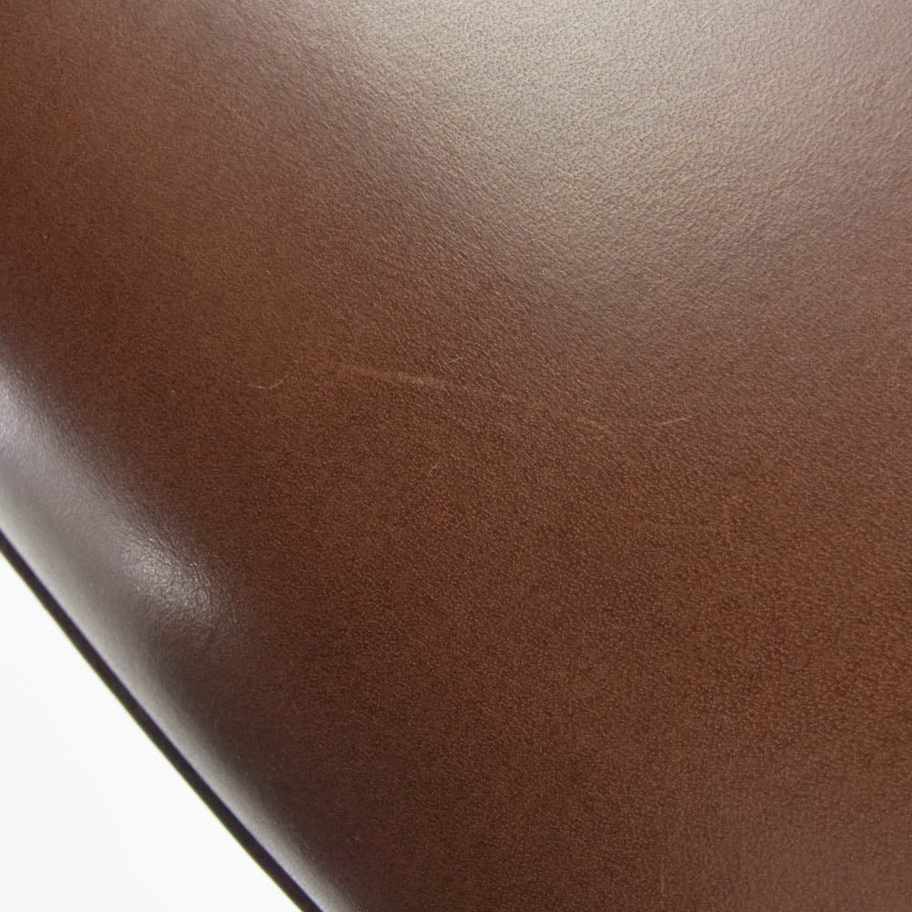 HERZ ヘルツ レザー ボストンバッグ ブラウン系【美品】【中古】