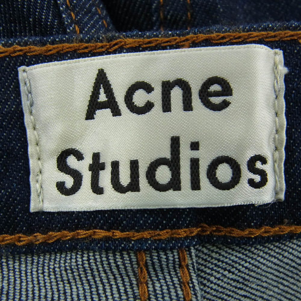 ACNE STUDIOS アクネストゥディオズ SKIN 5 RAW スキニー デニムパンツ インディゴブルー系 23【中古】
