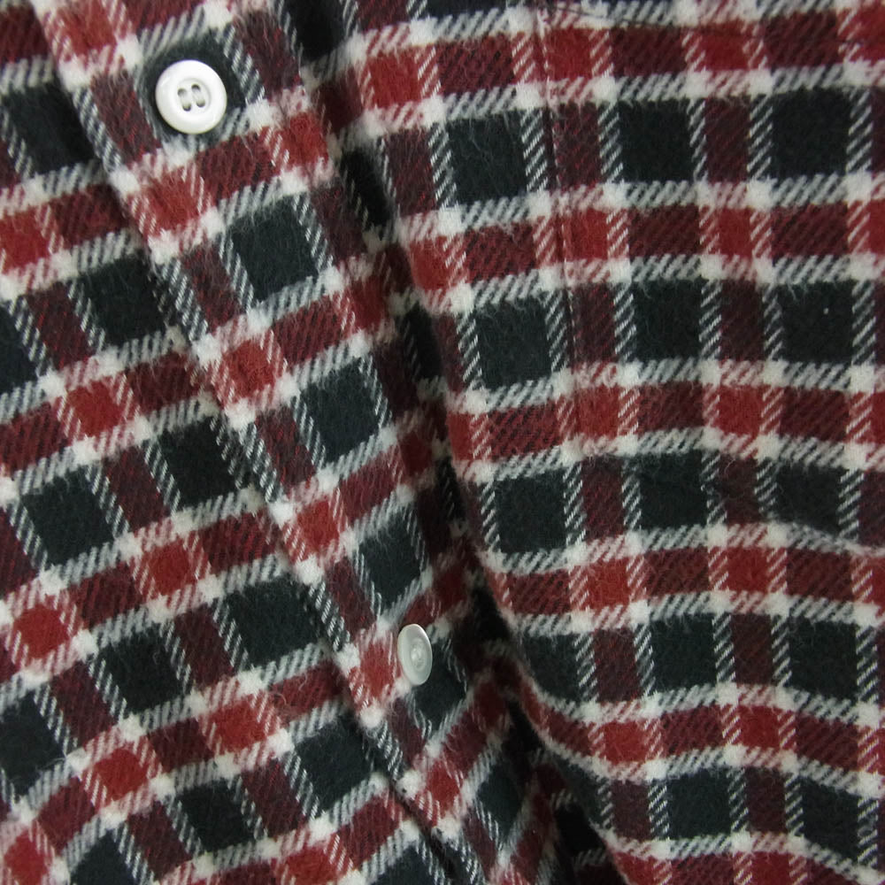 アイコムデギャルソンジュンヤワタナベマン 16AW WR-B907 再構築 チェック柄 フランネル コーデュロイ 切替シャツ マルチカラー系 XS【中古】