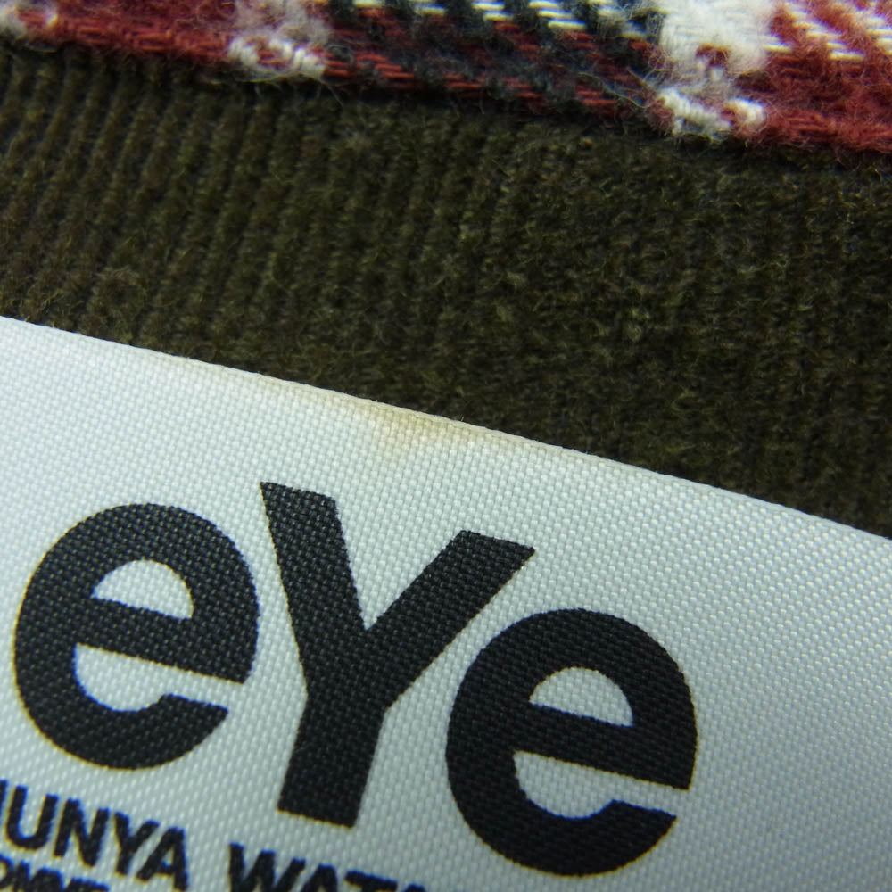 アイコムデギャルソンジュンヤワタナベマン 16AW WR-B907 再構築 チェック柄 フランネル コーデュロイ 切替シャツ マルチカラー系 XS【中古】