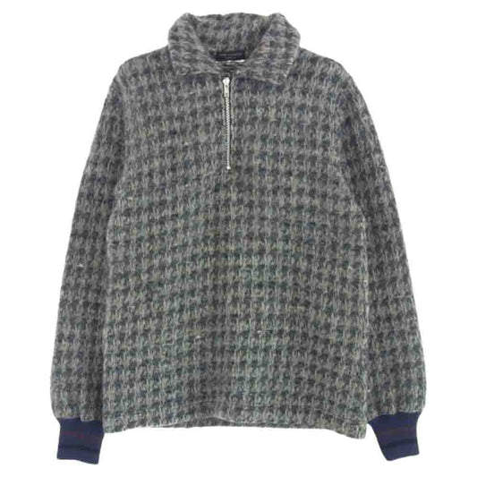 COMME des GARCONS HOMME PLUS コムデギャルソンオムプリュス 04AW PN-T028 アンゴラ混 ウール ハーフジップ ニット マルチカラー系【中古】