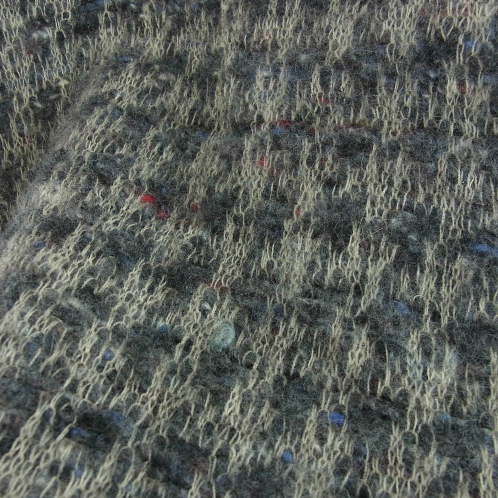 COMME des GARCONS HOMME PLUS コムデギャルソンオムプリュス 04AW PN-T028 アンゴラ混 ウール ハーフジップ ニット マルチカラー系【中古】