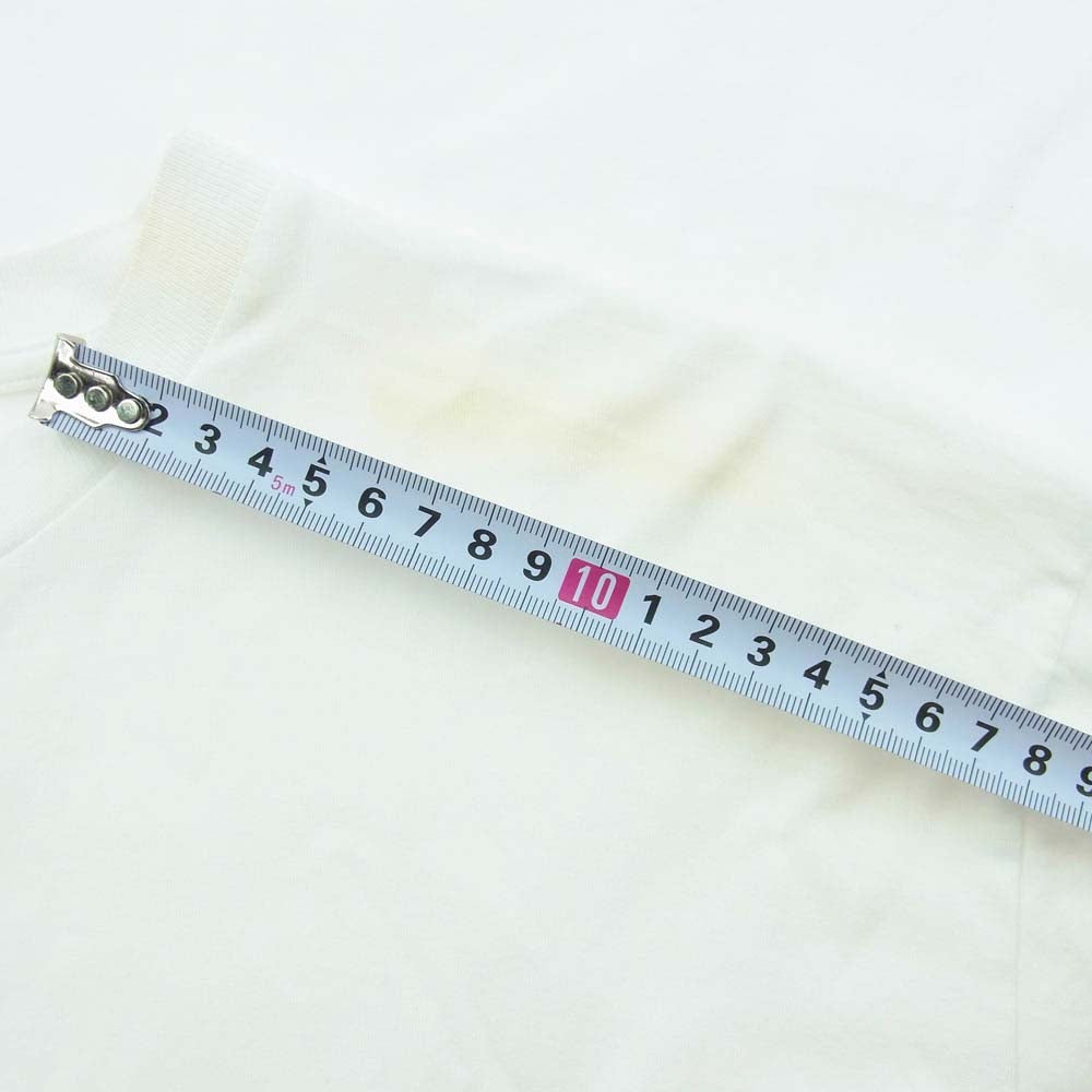 MAISON MARGIELA メゾンマルジェラ 21AW S50GC0664 S22816 四つタグ 10ライン コットン Tシャツ 半袖 カットソー ホワイト系 XXL【中古】