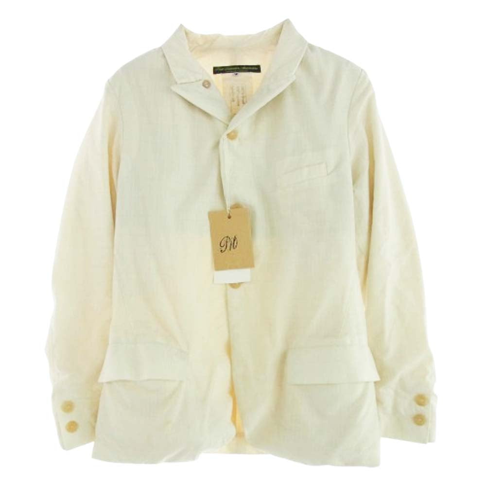 Paul Harnden ポールハーデン Mens Blazer ウール メンズ ブレザー テーラードジャケット クリーム オフホワイト系 M【中古】