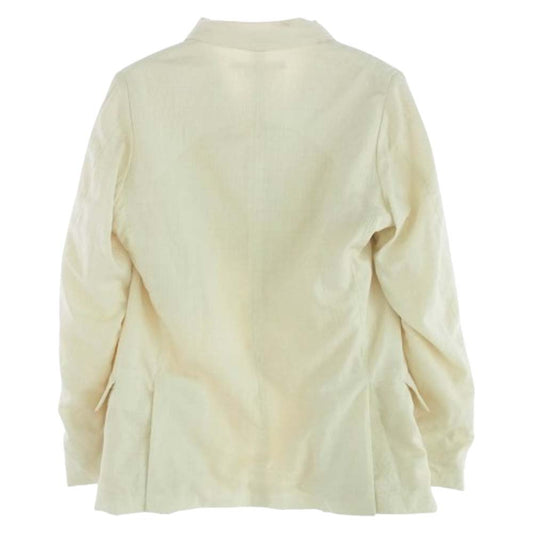 Paul Harnden ポールハーデン Mens Blazer ウール メンズ ブレザー テーラードジャケット クリーム オフホワイト系 M【中古】