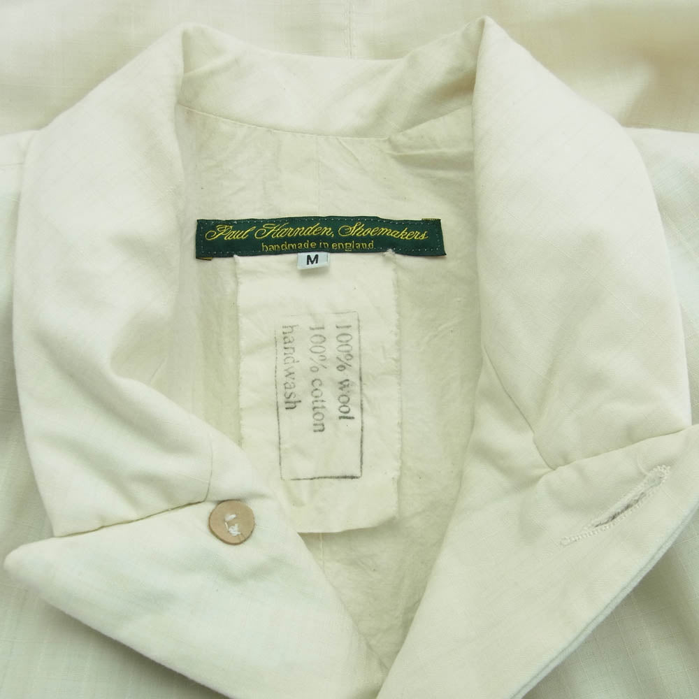 Paul Harnden ポールハーデン Mens Blazer ウール メンズ ブレザー テーラードジャケット クリーム オフホワイト系 M【中古】