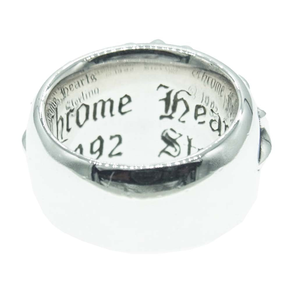CHROME HEARTS クロムハーツ（原本有） FLRL CRS フローラルクロス リング シルバー系 8号【中古】