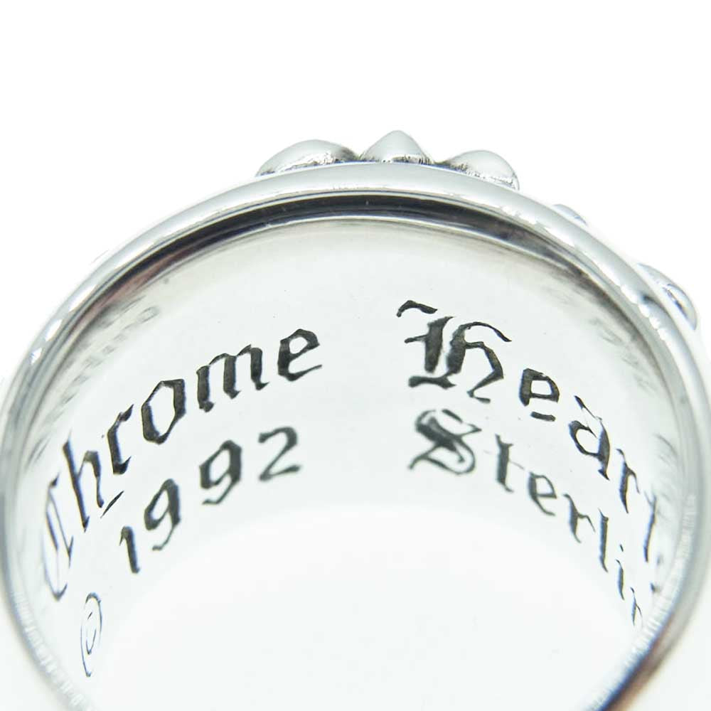 CHROME HEARTS クロムハーツ（原本有） FLRL CRS フローラルクロス リング シルバー系 8号【中古】