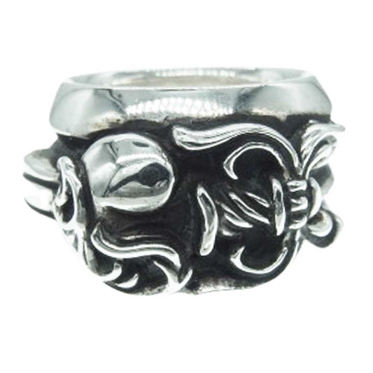 CHROME HEARTS クロムハーツ（原本有） DAGGER HEART RING ダガー ハート リング シルバー系 14号【中古】