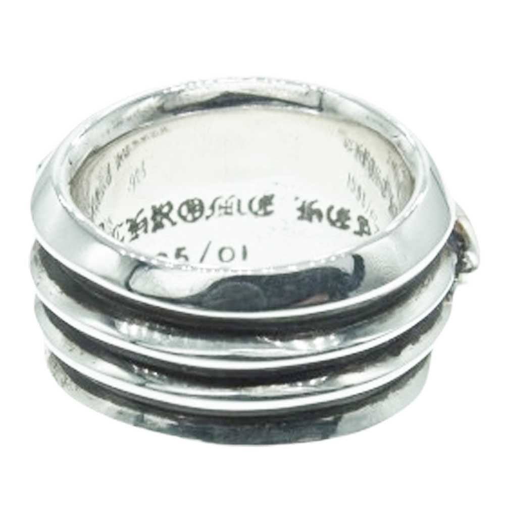 CHROME HEARTS クロムハーツ（原本有） DAGGER HEART RING ダガー ハート リング シルバー系 14号【中古】