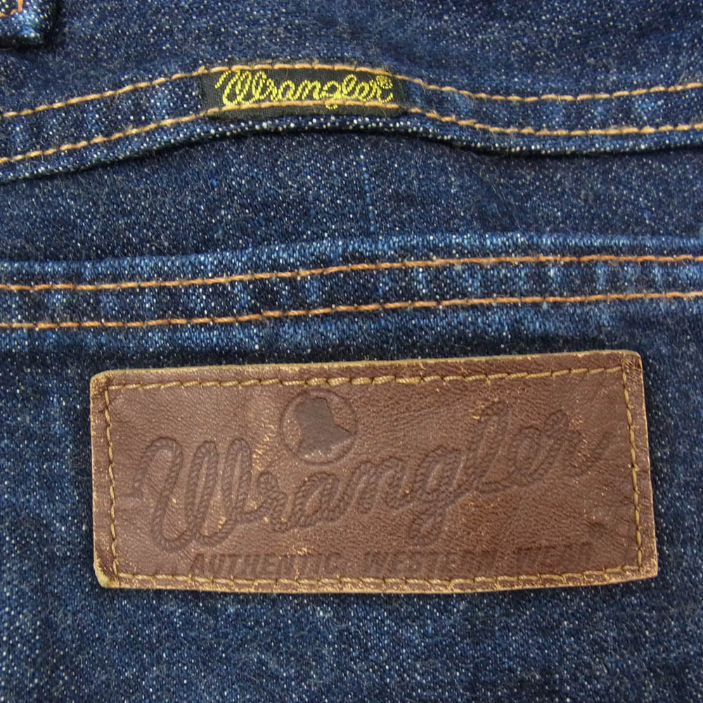 Wrangler ラングラー M1702-29 シンチバック セルビッチ デニムパンツ インディゴブルー系 30【美品】【中古】