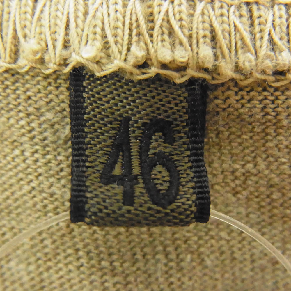 Nigel Cabourn ナイジェルケーボン 8042-00-21021 BASIC T-SHIRT 後染め ベーシック Tシャツ 半袖カットソー カーキ系 46【中古】