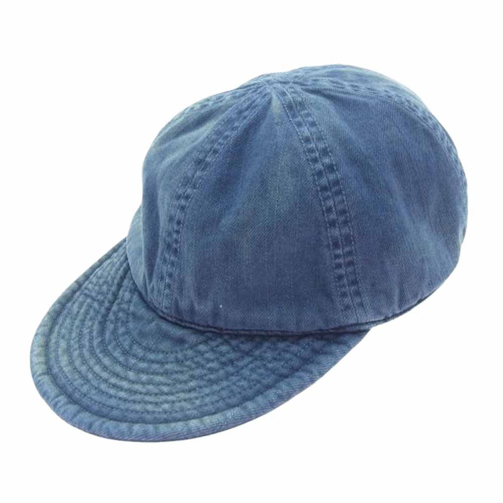 Nigel Cabourn ナイジェルケーボン 8048-13-66010 × LYBRO ライブロ MECHANICS CAP COTTON TWILL コットンツイル メカニックキャップ インディゴブルー系【中古】