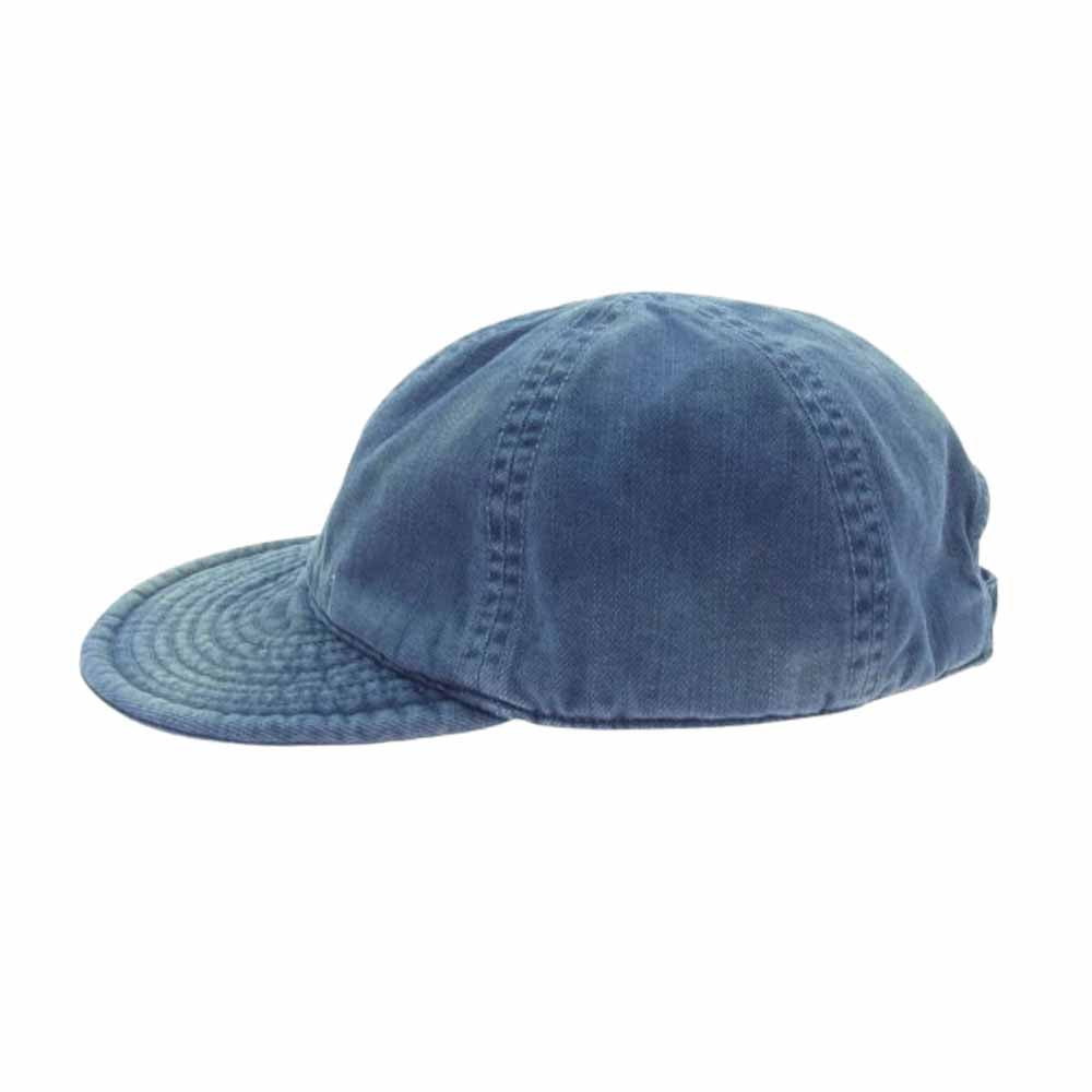 Nigel Cabourn ナイジェルケーボン 8048-13-66010 × LYBRO ライブロ MECHANICS CAP COTTON TWILL コットンツイル メカニックキャップ インディゴブルー系【中古】
