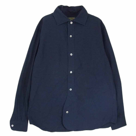 Nigel Cabourn ナイジェルケーボン 8042-00-10008 コットン 長袖シャツ ネイビー系 46【中古】
