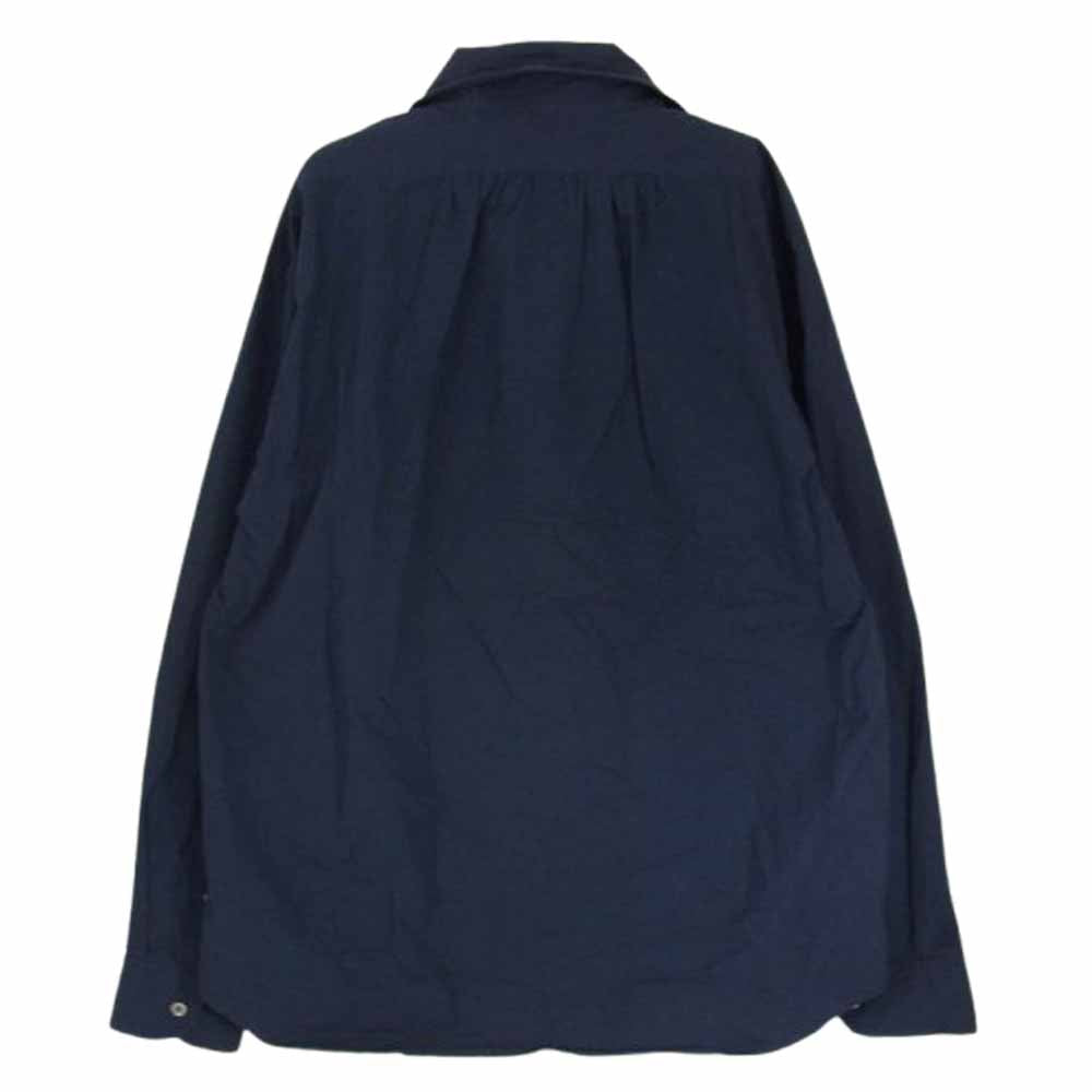 Nigel Cabourn ナイジェルケーボン 8042-00-10008 コットン 長袖シャツ ネイビー系 46【中古】
