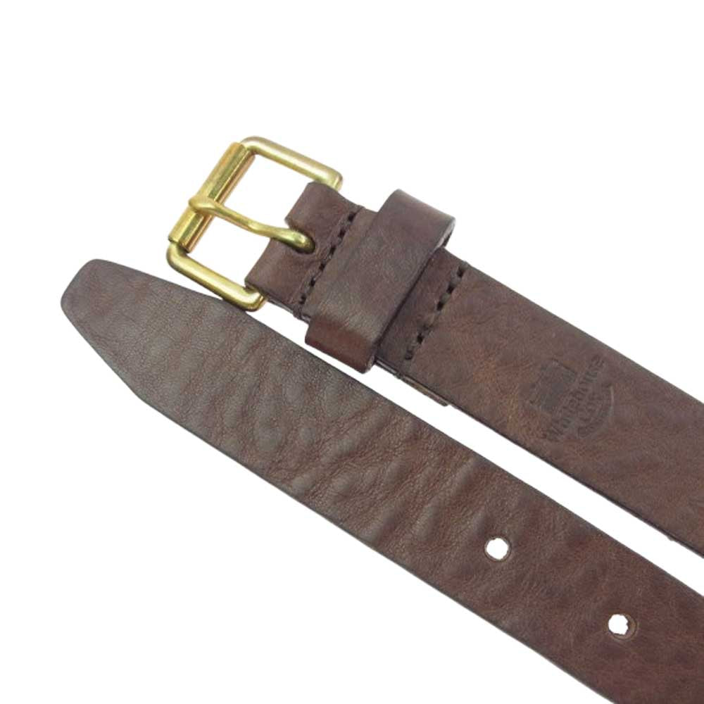 WHITE HOUSE COX ホワイトハウスコックス レザ― ベルト ブラウン系 S【中古】