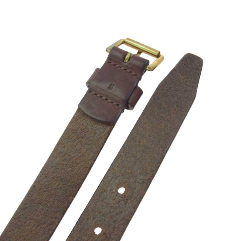 WHITE HOUSE COX ホワイトハウスコックス レザ― ベルト ブラウン系 S【中古】