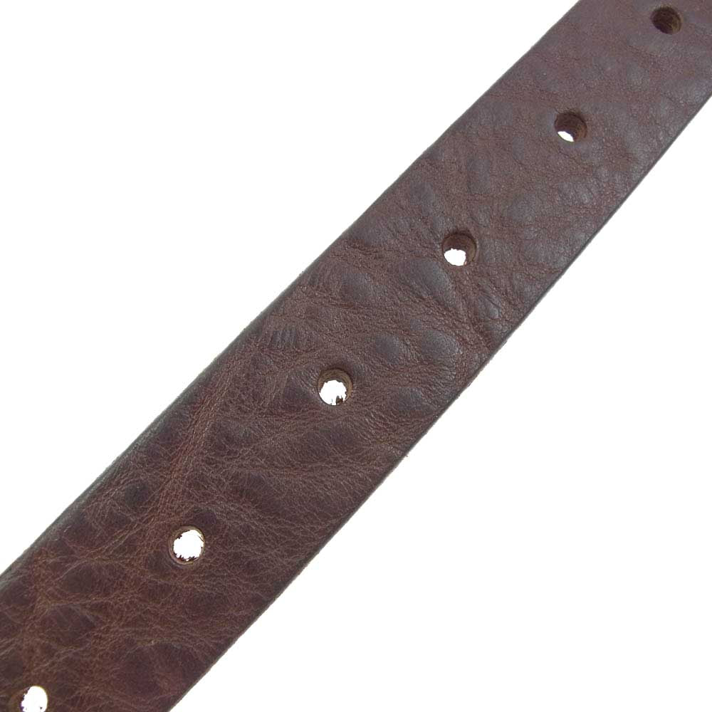 WHITE HOUSE COX ホワイトハウスコックス レザ― ベルト ブラウン系 S【中古】