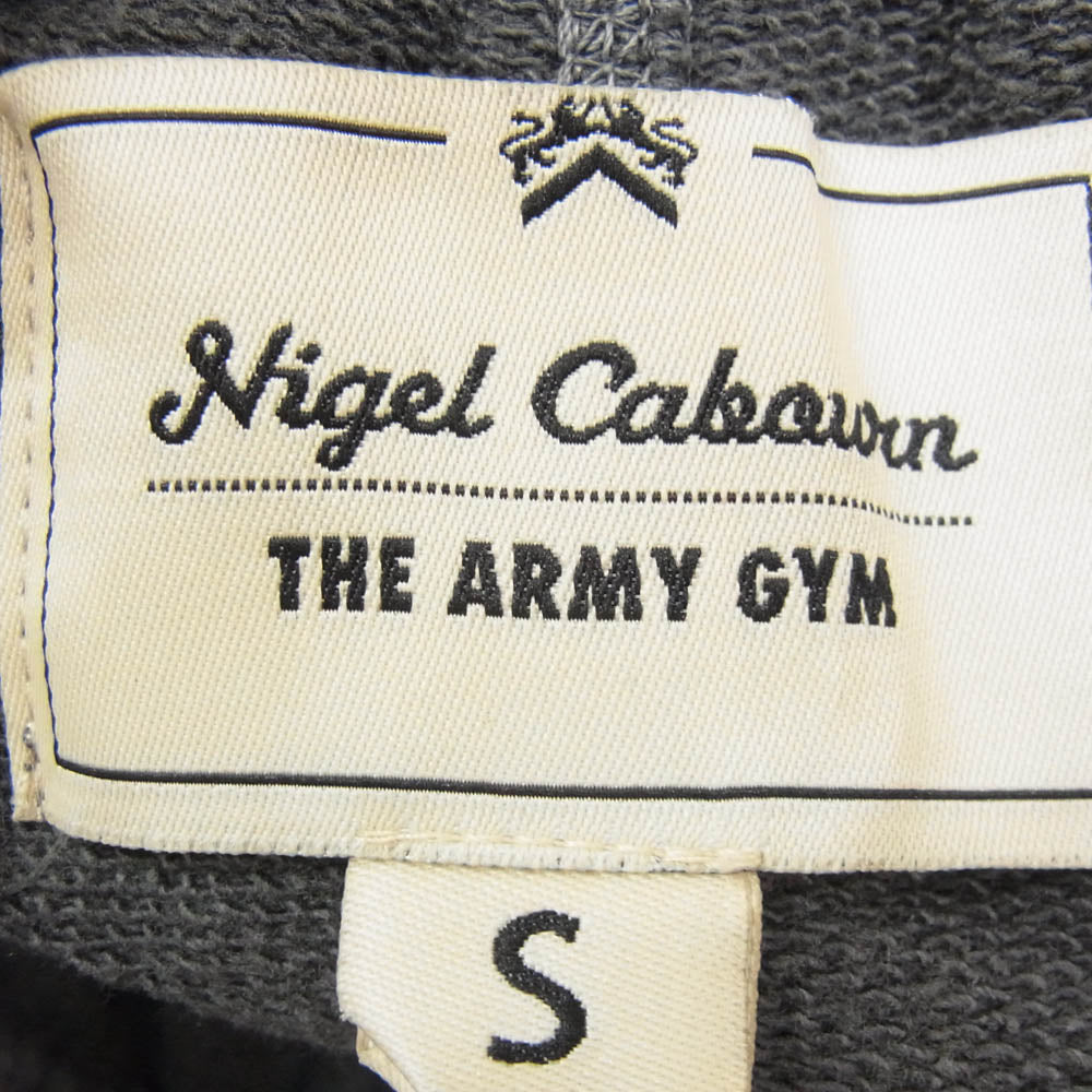 Nigel Cabourn ナイジェルケーボン 8044-21-50000 刺繍デザイン スウェットパンツ グレー系 S【中古】