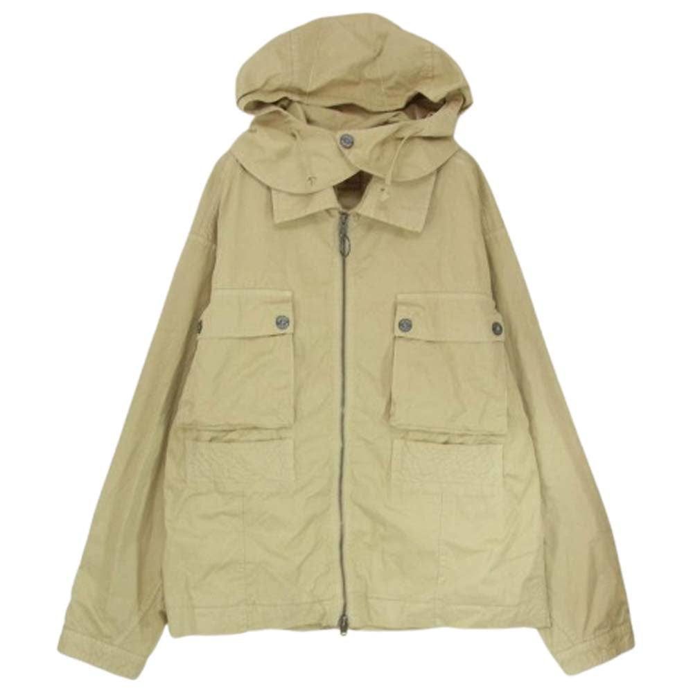 Nigel Cabourn ナイジェルケーボン 8042-13-30000 フード着脱 コットン ジップアップ ジャケット ベージュ系 46【中古】