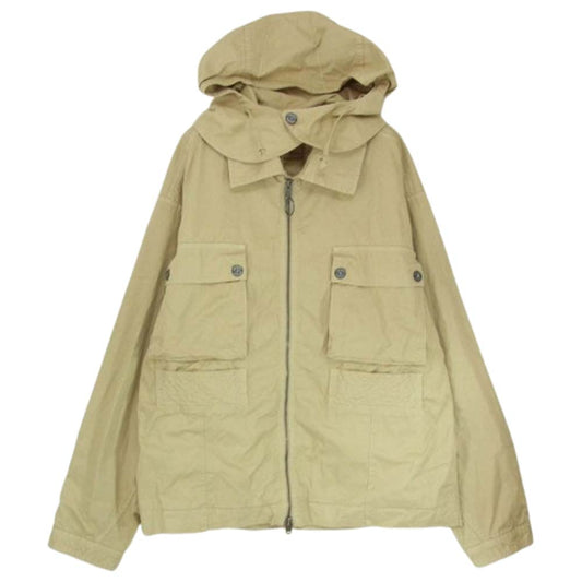 Nigel Cabourn ナイジェルケーボン 8042-13-30000 フード着脱 コットン ジップアップ ジャケット ベージュ系 46【中古】