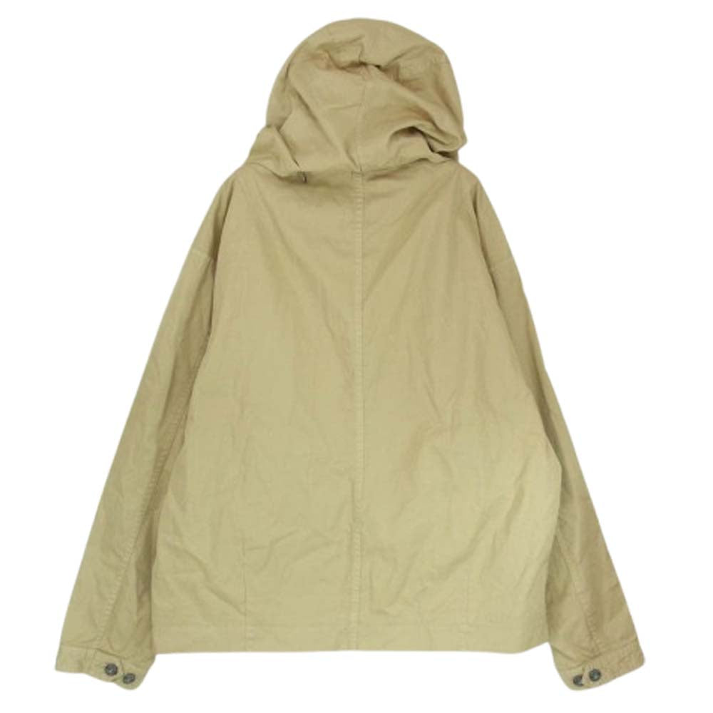 Nigel Cabourn ナイジェルケーボン 8042-13-30000 フード着脱 コットン ジップアップ ジャケット ベージュ系 46【中古】