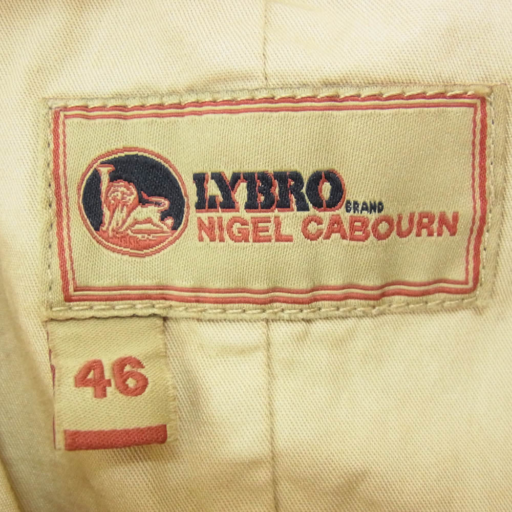 Nigel Cabourn ナイジェルケーボン 8042-13-30000 フード着脱 コットン ジップアップ ジャケット ベージュ系 46【中古】