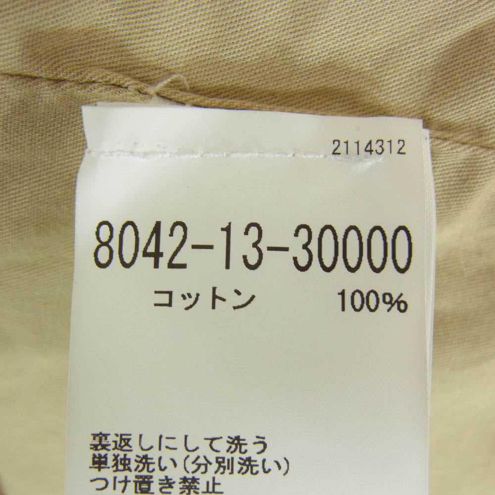 Nigel Cabourn ナイジェルケーボン 8042-13-30000 フード着脱 コットン ジップアップ ジャケット ベージュ系 46【中古】