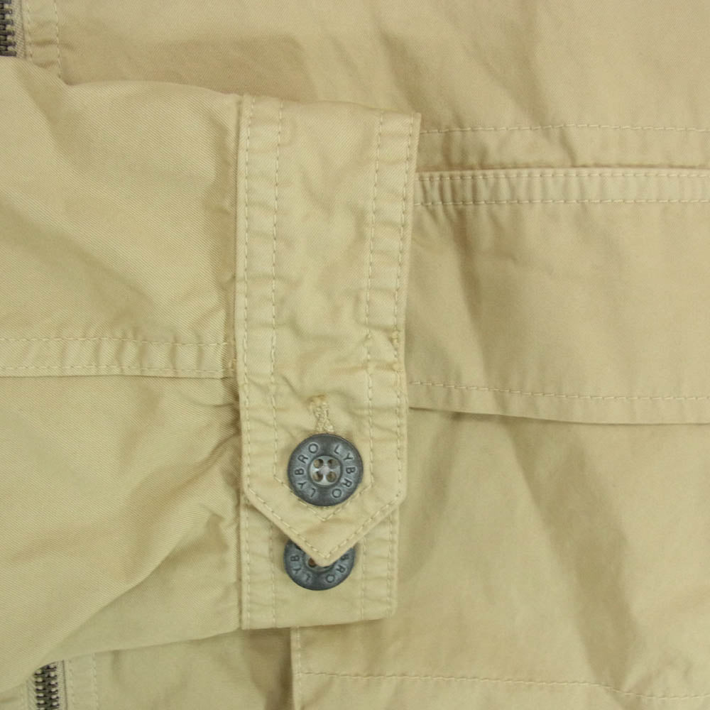 Nigel Cabourn ナイジェルケーボン 8042-13-30000 フード着脱 コットン ジップアップ ジャケット ベージュ系 46【中古】