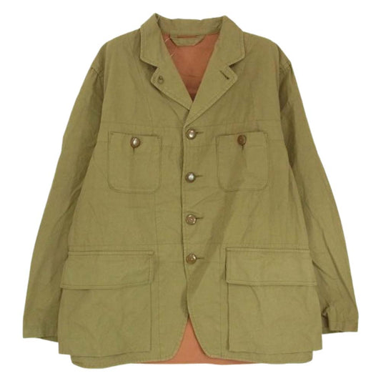 Nigel Cabourn ナイジェルケーボン 8040-00-80002 ATKINSON JACKET REVERSIBLE リバーシブル アトキンソン ジャケット カーキ系 46【中古】
