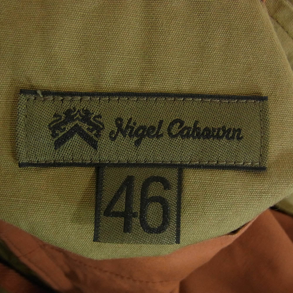 Nigel Cabourn ナイジェルケーボン 8040-00-80002 ATKINSON JACKET REVERSIBLE リバーシブル アトキンソン ジャケット カーキ系 46【中古】