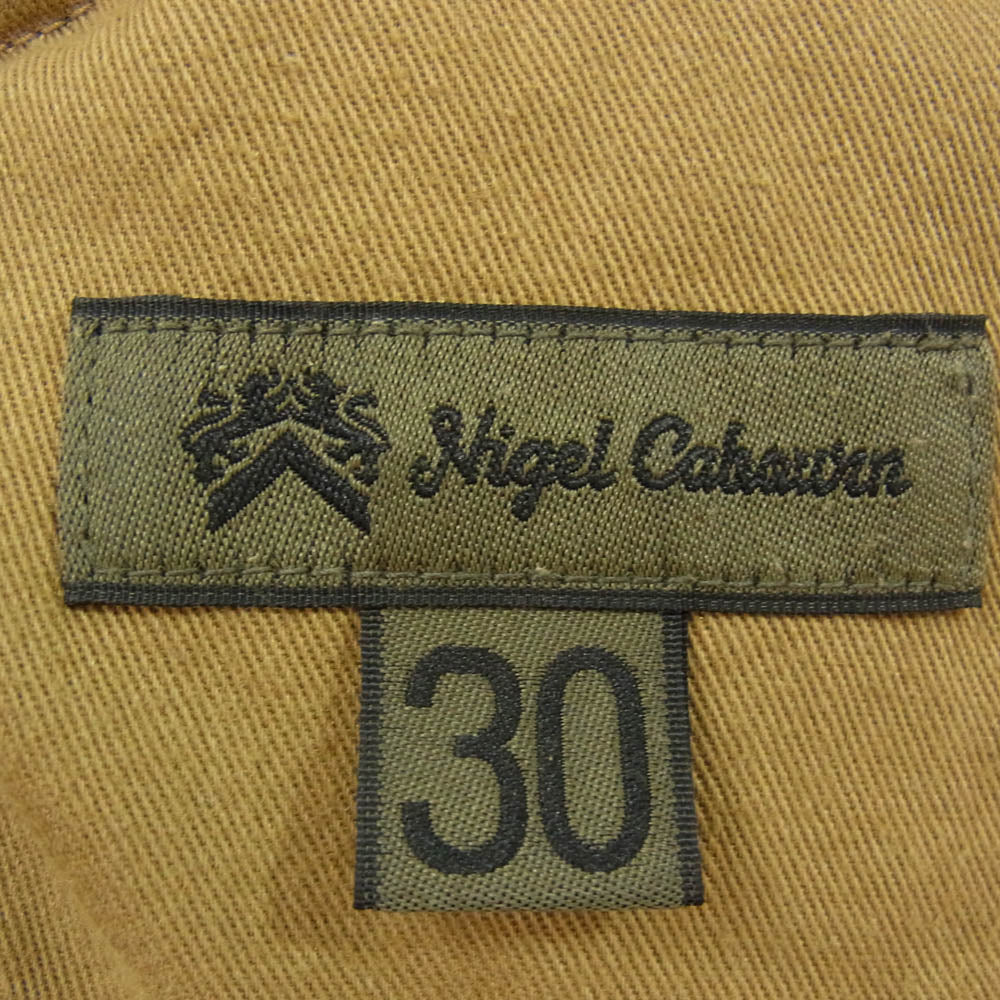 Nigel Cabourn ナイジェルケーボン 8044-00-50010 BRITISH BATTLE DRESS PANT ブリティッシュ バトル ドレス パンツ カーキ系 30【中古】
