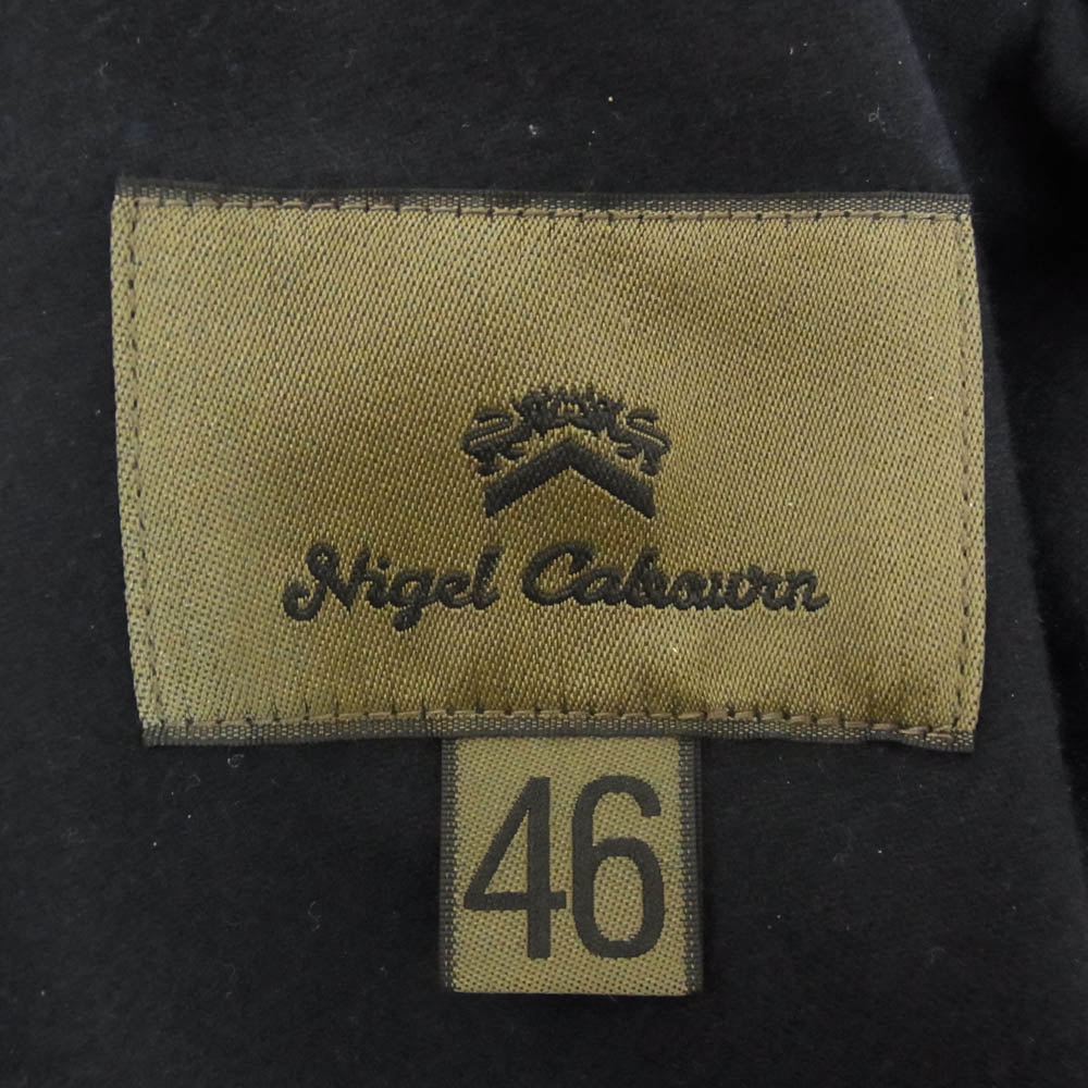Nigel Cabourn ナイジェルケーボン 8043-00-80000 HOSPITAL JACKET モールスキン ホスピタル ジャケット テーラードジャケット ネイビー系 46【極上美品】【中古】