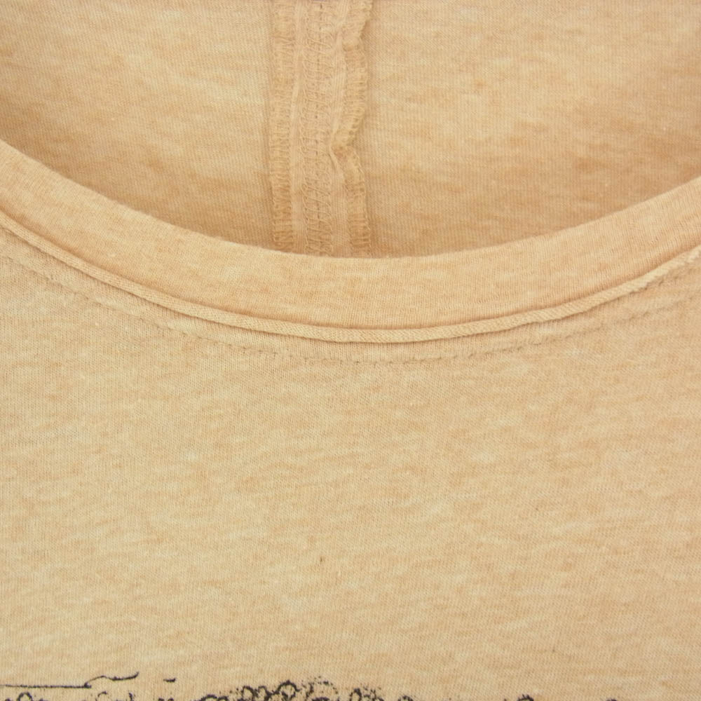 suzuki takayuki スズキタカユキ 182006N プリント 半袖 Tシャツ ベージュ系 1【中古】