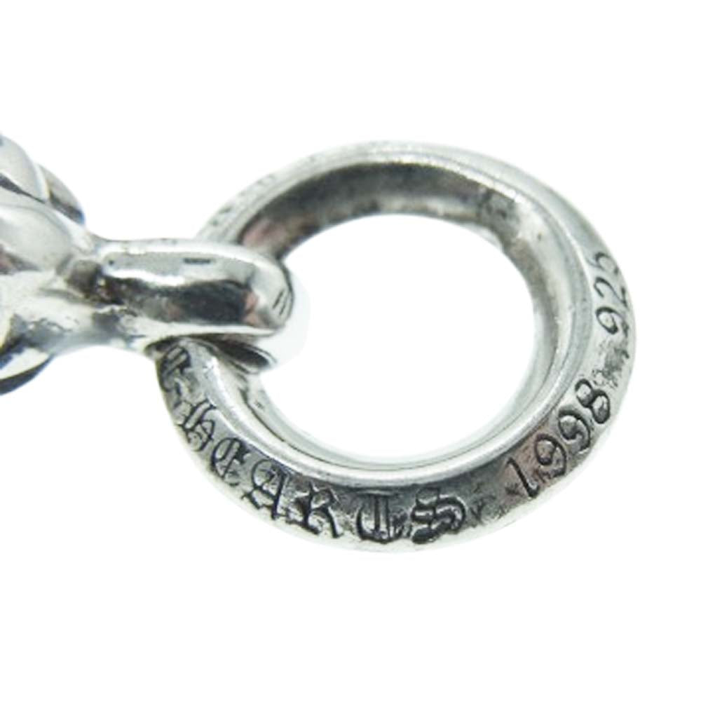 CHROME HEARTS クロムハーツ（原本無） 2025年5月購入レシート付属 1B TINY CH CRS 1ボール タイニー CHクロス チャーム ペンダントトップ ボールチェーン 30インチ ネックレス【極上美品】【中古】