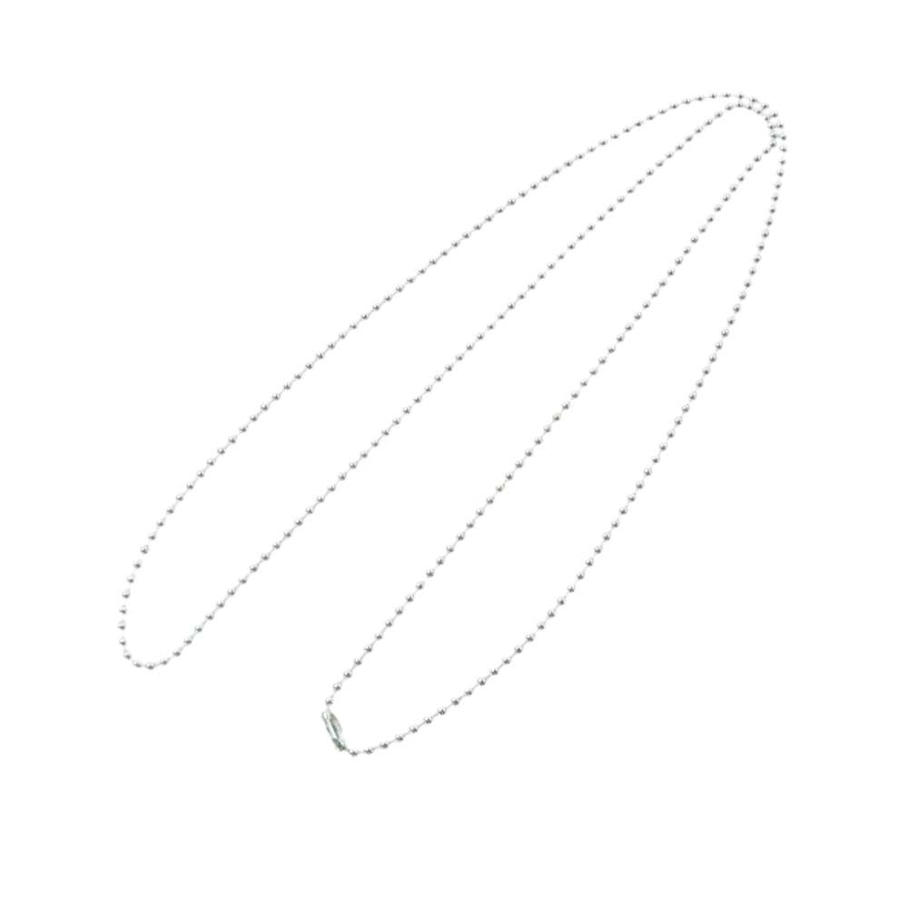 CHROME HEARTS クロムハーツ（原本無） 2025年5月購入レシート付属 1B TINY CH CRS 1ボール タイニー CHクロス チャーム ペンダントトップ ボールチェーン 30インチ ネックレス【極上美品】【中古】