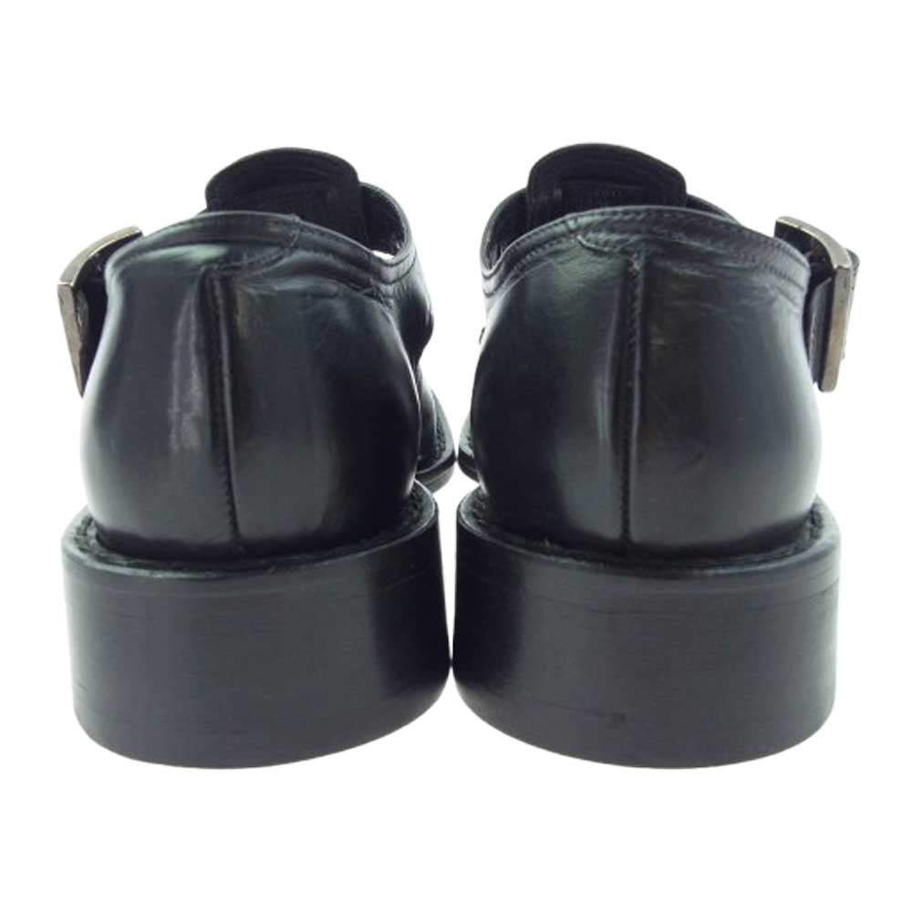 ポールメイ レザー サンダル シューズ ブラック系 39【中古】