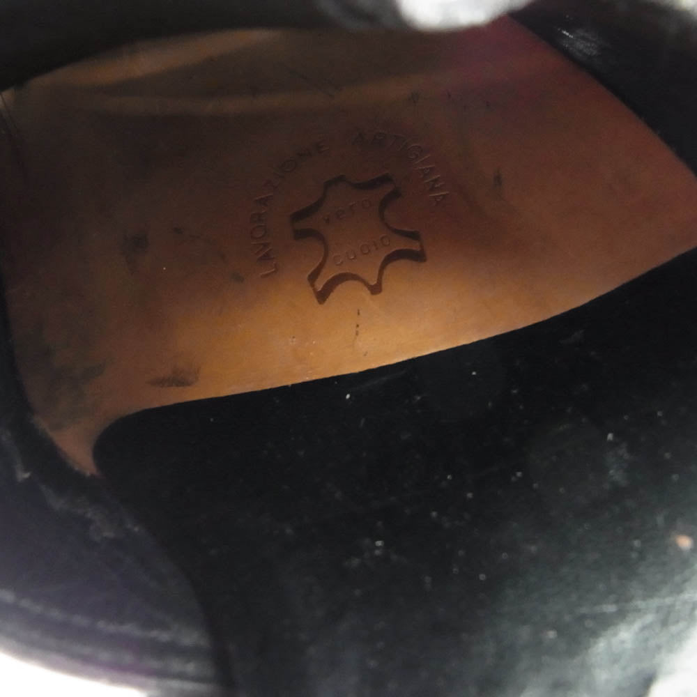 ポールメイ レザー サンダル シューズ ブラック系 39【中古】