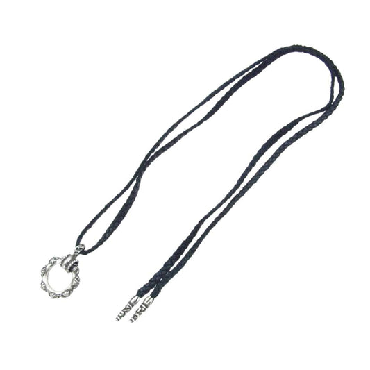 CHROME HEARTS クロムハーツ（原本無） EWLP SBT アイウェアループ SBTバンドレザーブレードネックレス ブラック系 シルバー系【中古】